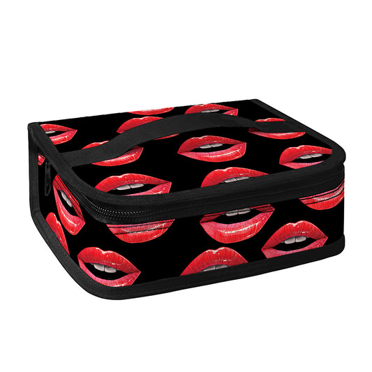 Women's Lips Pattern Print Small Lunch Bag