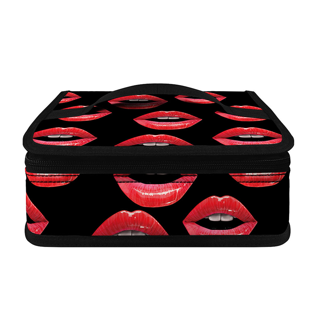 Women's Lips Pattern Print Small Lunch Bag