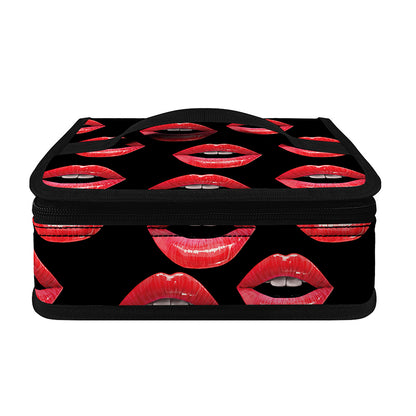 Women's Lips Pattern Print Small Lunch Bag