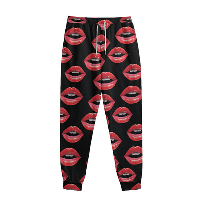 Women's Lips Pattern Print Sweatpants