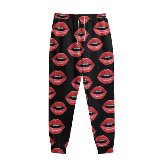 Women's Lips Pattern Print Sweatpants