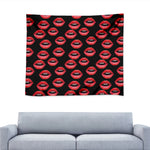 Women's Lips Pattern Print Tapestry