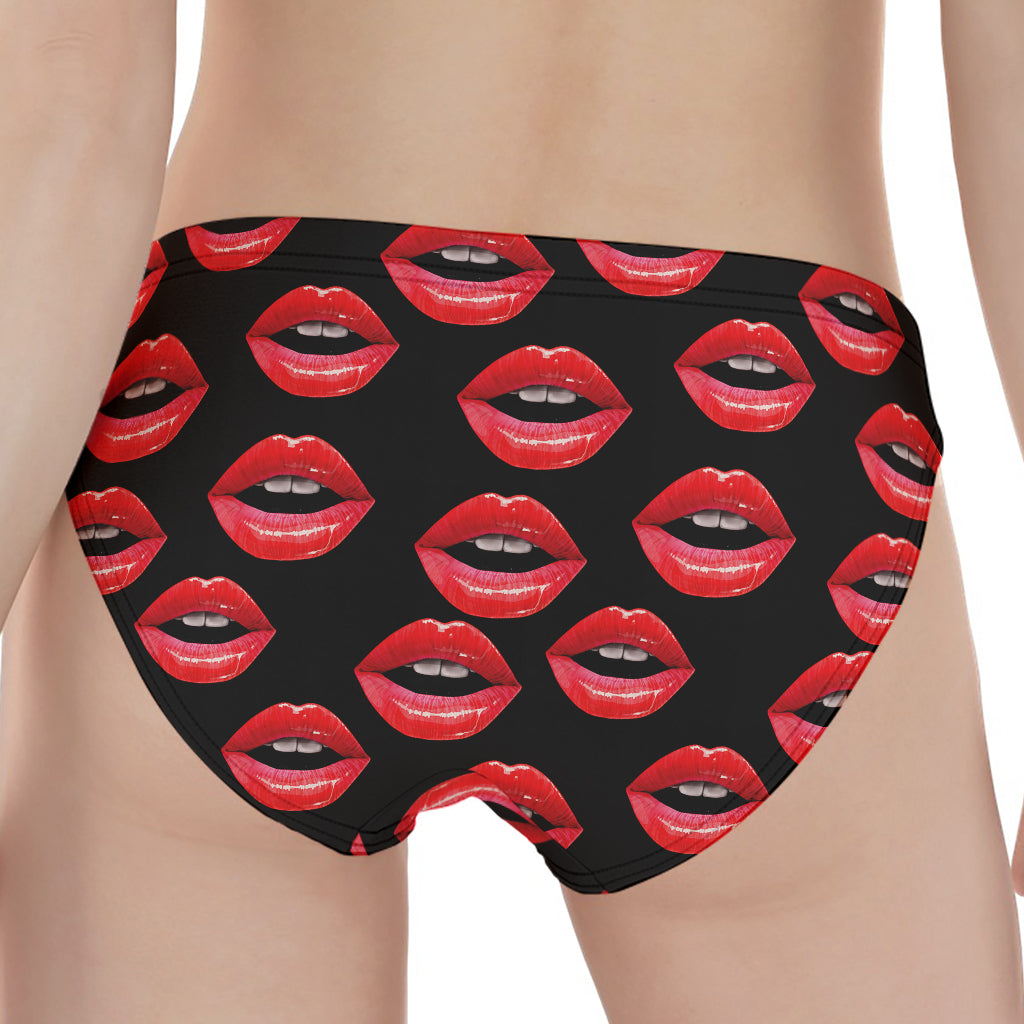 Women's Lips Pattern Print Women's Panties