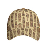 Wooden Tiki Pattern Print Baseball Cap