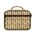 Wooden Tiki Pattern Print Briefcase Bible Bag