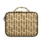 Wooden Tiki Pattern Print Briefcase Bible Bag