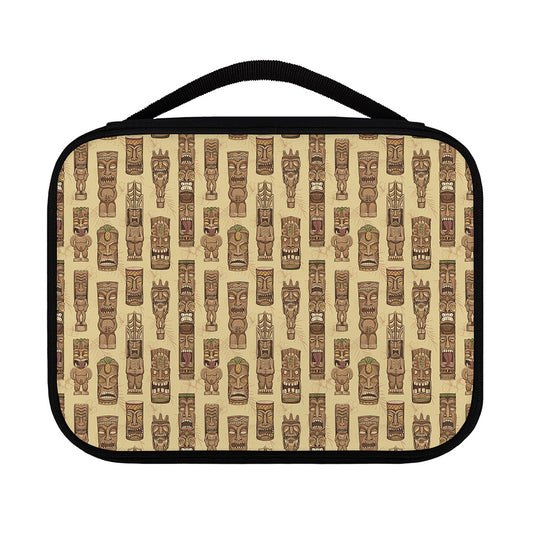 Wooden Tiki Pattern Print Classic Bible Case