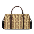 Wooden Tiki Pattern Print Duffel Bag