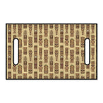 Wooden Tiki Pattern Print Golf Cart Seat Cover