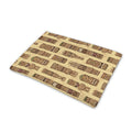 Wooden Tiki Pattern Print Pet Cooling Mat Cover