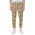 Wooden Tiki Pattern Print Joggers