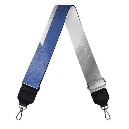 Wrinkled Puerto Rican Flag Print Bag Strap