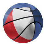 Wrinkled Puerto Rican Flag Print Basketball