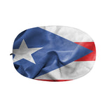 Wrinkled Puerto Rican Flag Print Car Side Mirror Covers