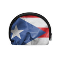 Wrinkled Puerto Rican Flag Print Coin Purse
