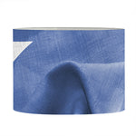 Wrinkled Puerto Rican Flag Print Drum Lamp Shade