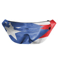 Wrinkled Puerto Rican Flag Print Fanny Pack