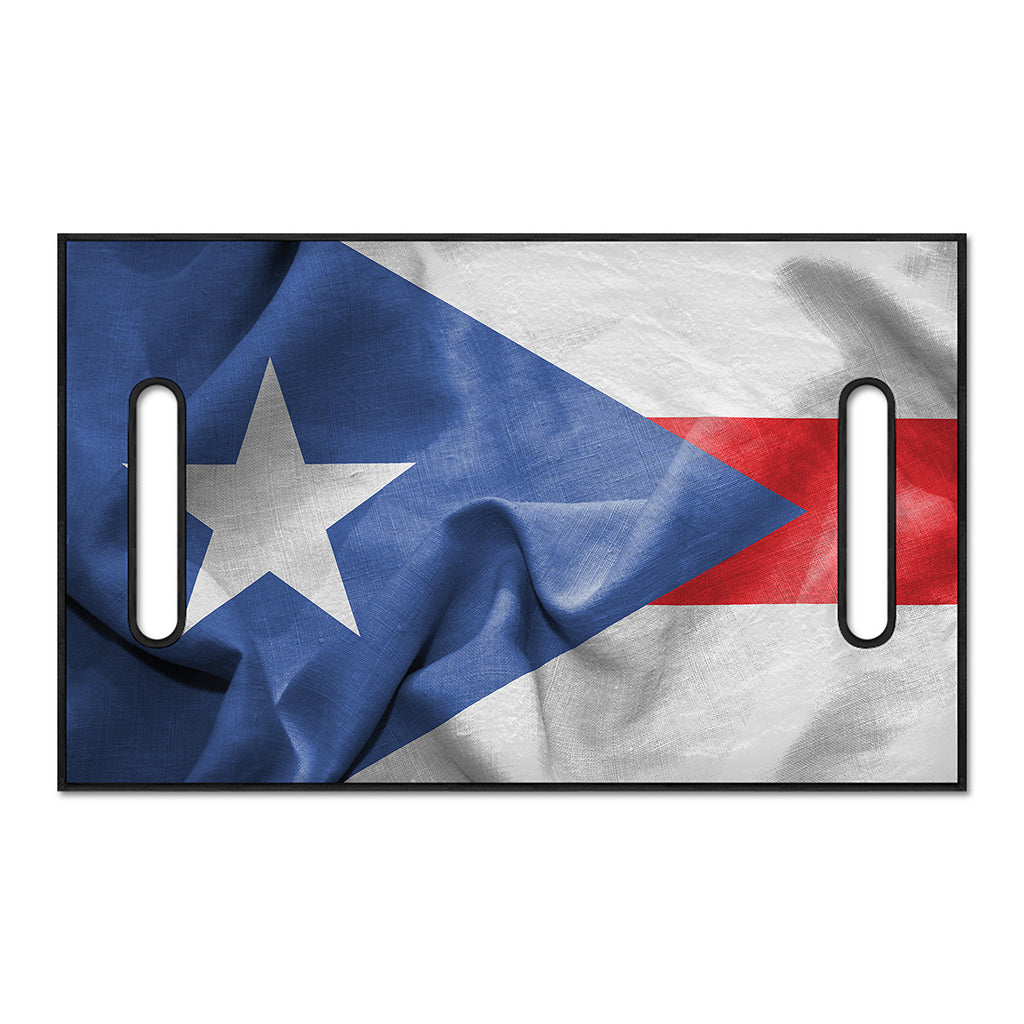 Wrinkled Puerto Rican Flag Print Golf Cart Seat Cover