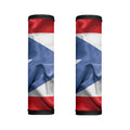 Wrinkled Puerto Rican Flag Print Handle Covers