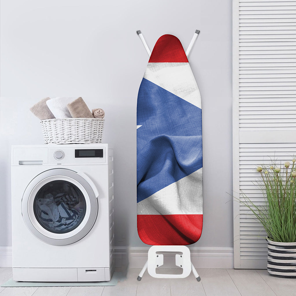 Wrinkled Puerto Rican Flag Print Ironing Board Cover