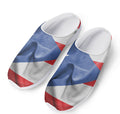 Wrinkled Puerto Rican Flag Print Mesh Casual Shoes