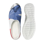 Wrinkled Puerto Rican Flag Print Mesh Casual Shoes
