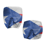 Wrinkled Puerto Rican Flag Print Office Chair Cover