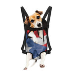 Wrinkled Puerto Rican Flag Print Pet Carrier Backpack