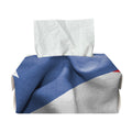 Wrinkled Puerto Rican Flag Print Rectangle Tissue Box Cover