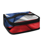 Wrinkled Puerto Rican Flag Print Small Lunch Bag