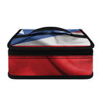 Wrinkled Puerto Rican Flag Print Small Lunch Bag