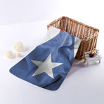 Wrinkled Puerto Rican Flag Print Towel