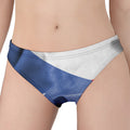 Wrinkled Puerto Rican Flag Print Women's Panties