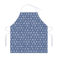 X Cross Denim Jeans Pattern Print Adjustable Apron