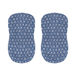 X Cross Denim Jeans Pattern Print Bar Stool Covers