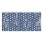 X Cross Denim Jeans Pattern Print Beach Towel