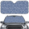 X Cross Denim Jeans Pattern Print Car Windshield Sun Shade