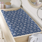 X Cross Denim Jeans Pattern Print Changing Pad Cover
