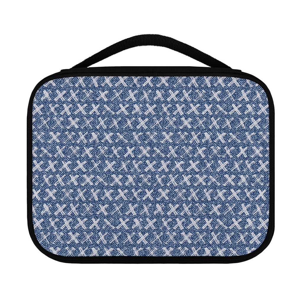 X Cross Denim Jeans Pattern Print Classic Bible Case