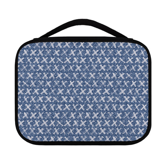 X Cross Denim Jeans Pattern Print Classic Bible Case