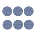 X Cross Denim Jeans Pattern Print Coaster Set