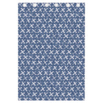 X Cross Denim Jeans Pattern Print Curtain