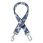 X Cross Denim Jeans Pattern Print Dog Seat Belt