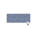 X Cross Denim Jeans Pattern Print Extended Mouse Pad