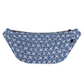 X Cross Denim Jeans Pattern Print Fanny Pack