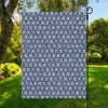 X Cross Denim Jeans Pattern Print Garden Flag