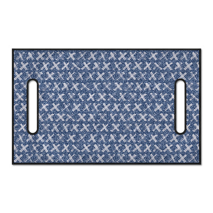 X Cross Denim Jeans Pattern Print Golf Cart Seat Cover