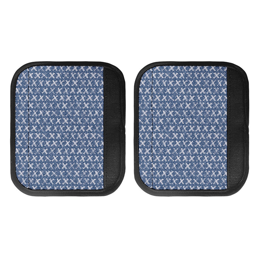 X Cross Denim Jeans Pattern Print Handle Covers