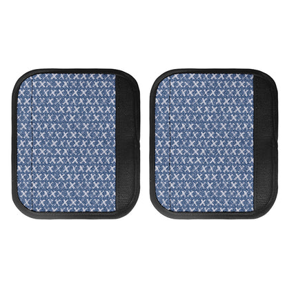 X Cross Denim Jeans Pattern Print Handle Covers