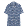 X Cross Denim Jeans Pattern Print Hawaiian Shirt